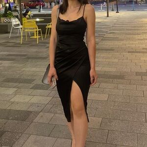 Elegant Black Women's Dress